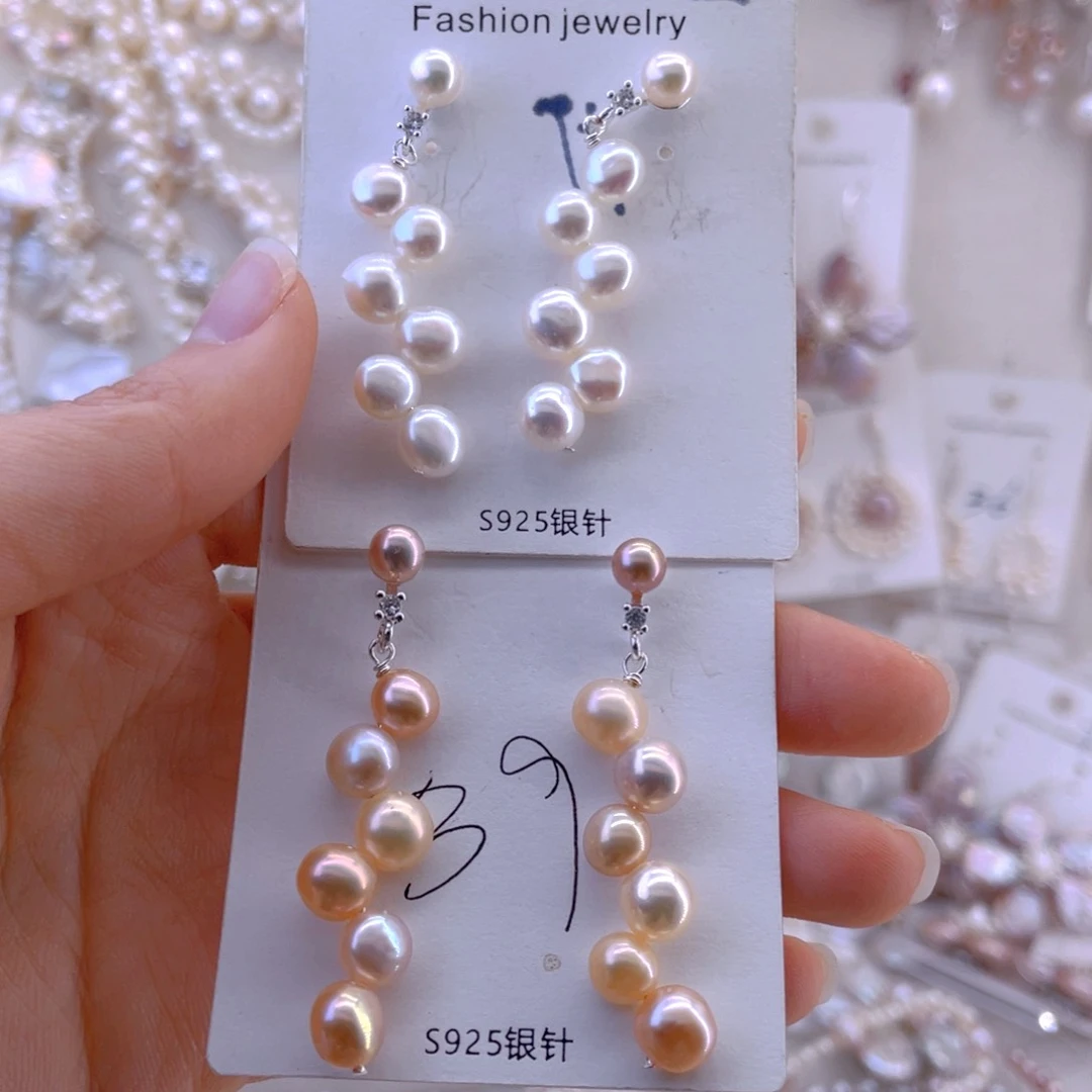 未镶嵌耳饰淡水珍珠