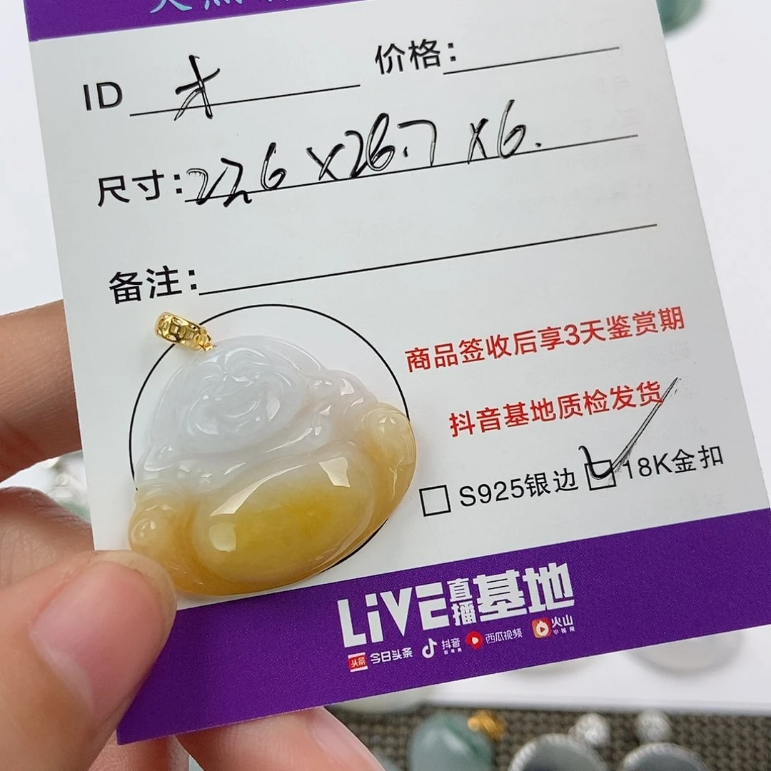 翡翠颈饰未镶嵌才*子翡翠