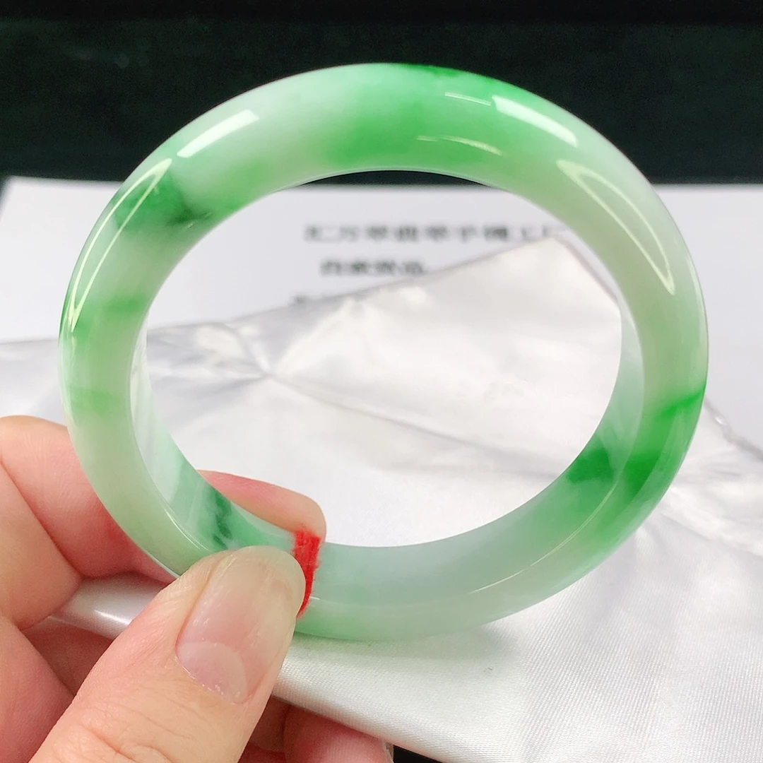 翡翠手镯未镶嵌56-57圈 1009