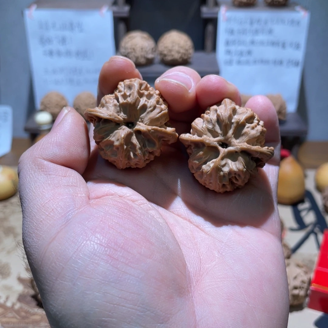 吊坠文玩核桃37尺原桩苹果园十字底