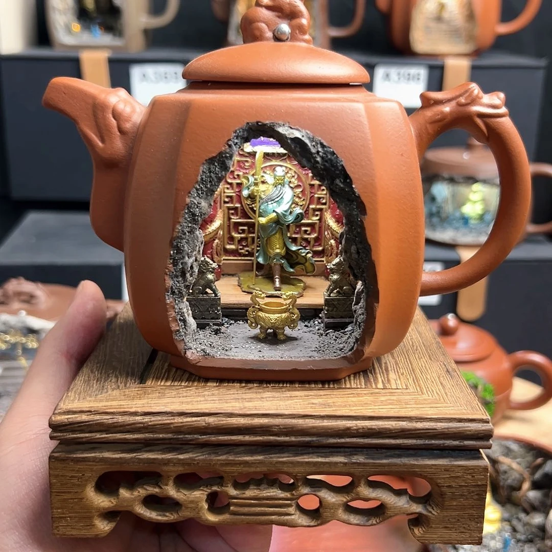 【闪购商品】樊*紫砂壶桌面微景观