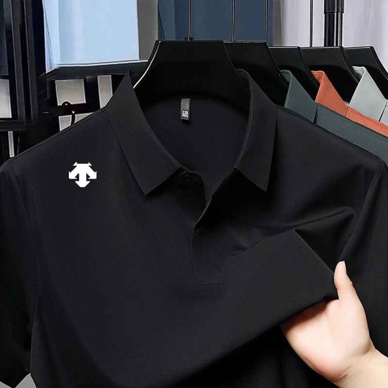 【海外撤柜正品专卖店】轻奢男士翻领 polo 衫无痕免烫短袖 T 恤