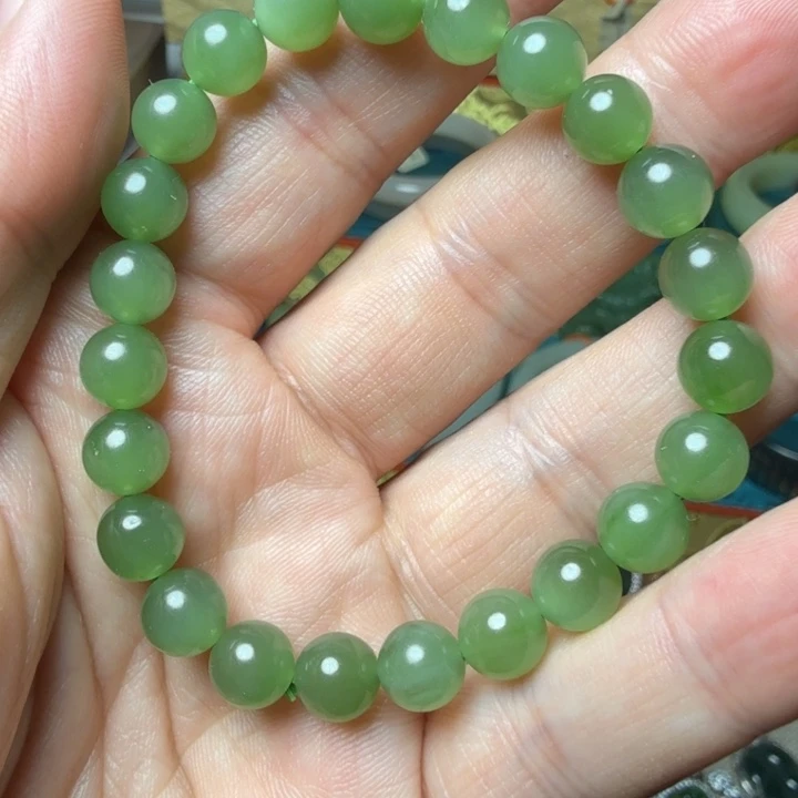 和田玉（碧玉）未镶嵌手串
