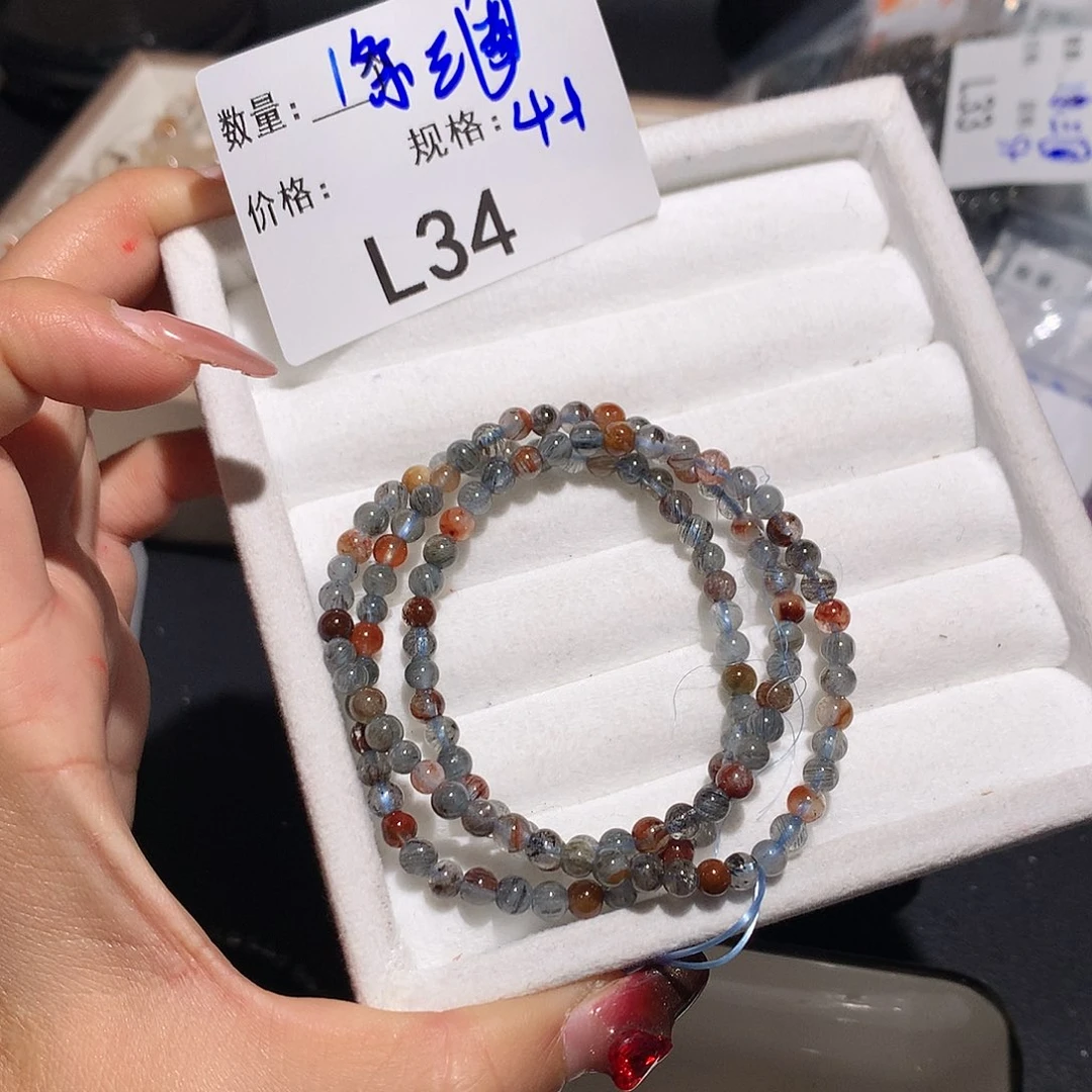 水晶手链未镶嵌多样化发1条34