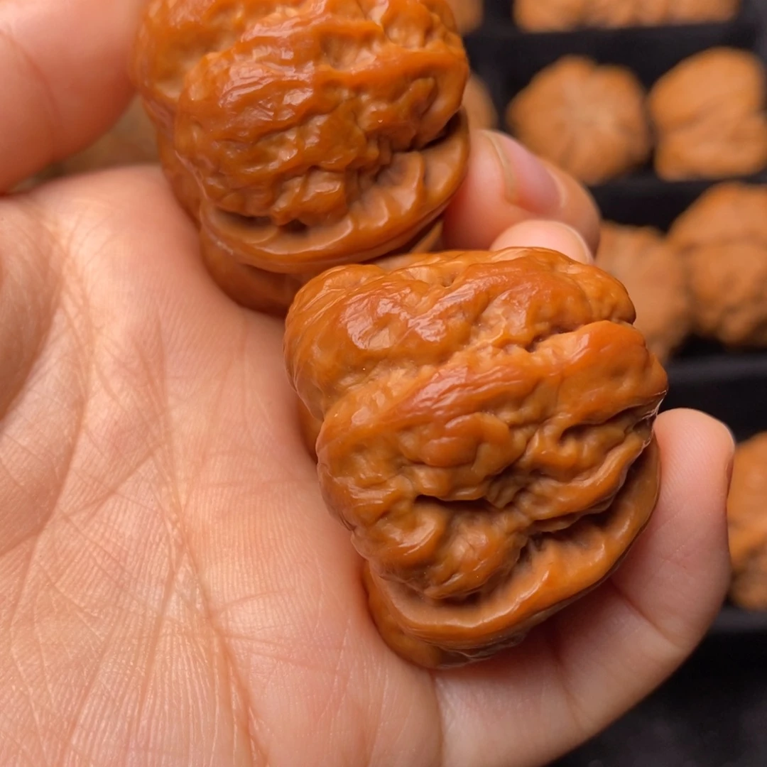 文玩核桃把件秦岭野生核桃