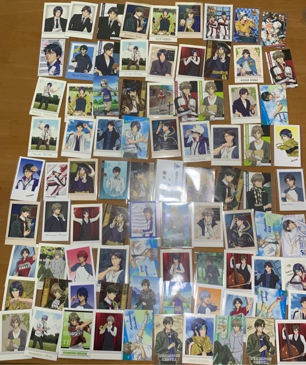 【中古】网球王子拍立得/贴纸黑西跑步玩水假面野餐卡牌盲盒