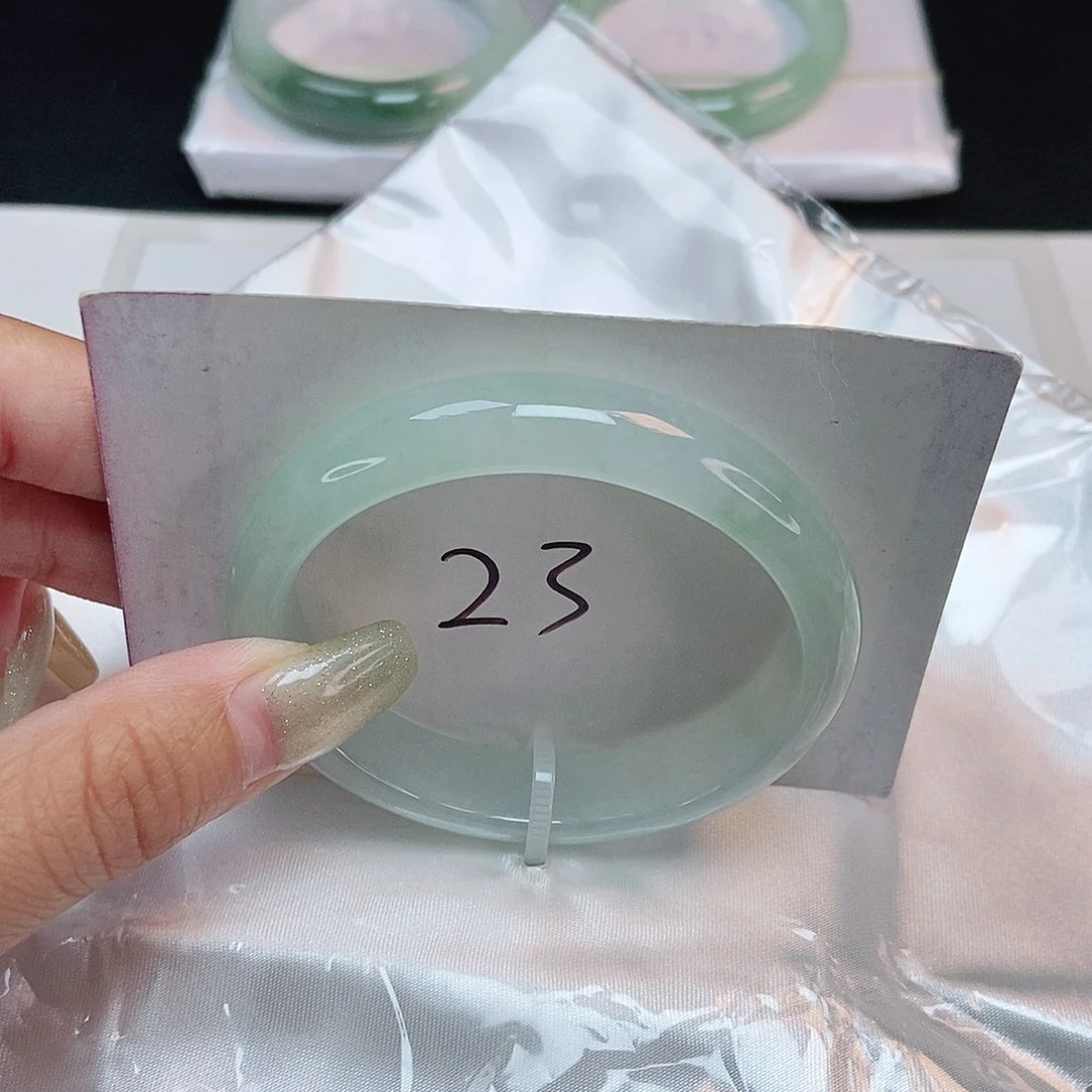 翡翠手镯未镶嵌O**蒋 贵妃54