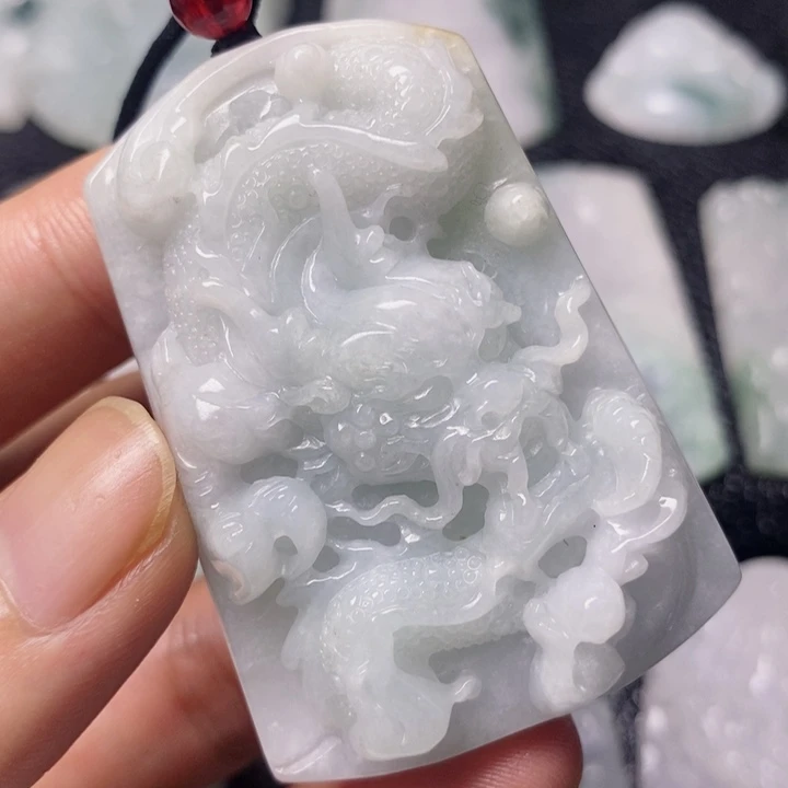 颈饰未镶嵌翡翠天然翡翠A货