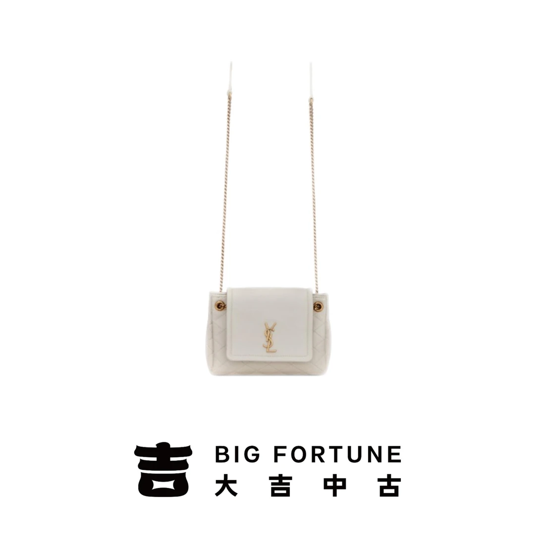 95新 YSL/圣罗兰 大吉中古3/YSL白金nolita斜挎包