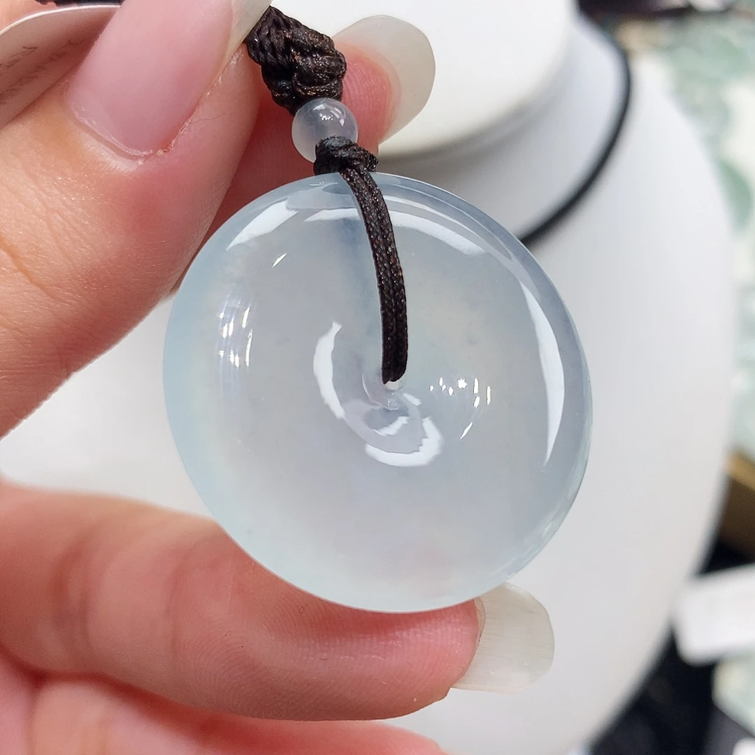 翡翠未镶嵌胸饰翡翠85，29.4/5.9