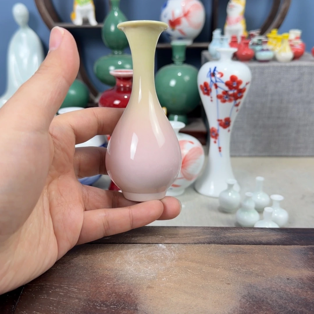 陶瓷手工小花器摆件