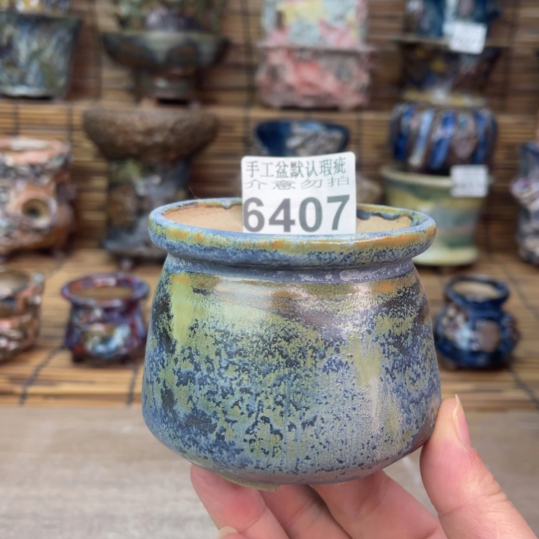 手工花盆默认瑕疵完美者勿拍