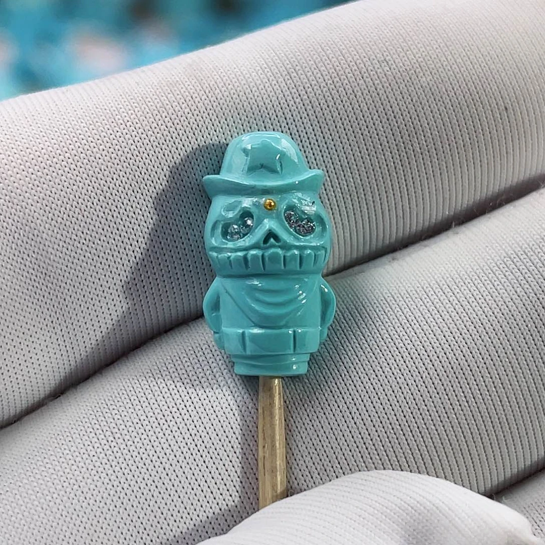 绿松石珠宝奇石未镶嵌