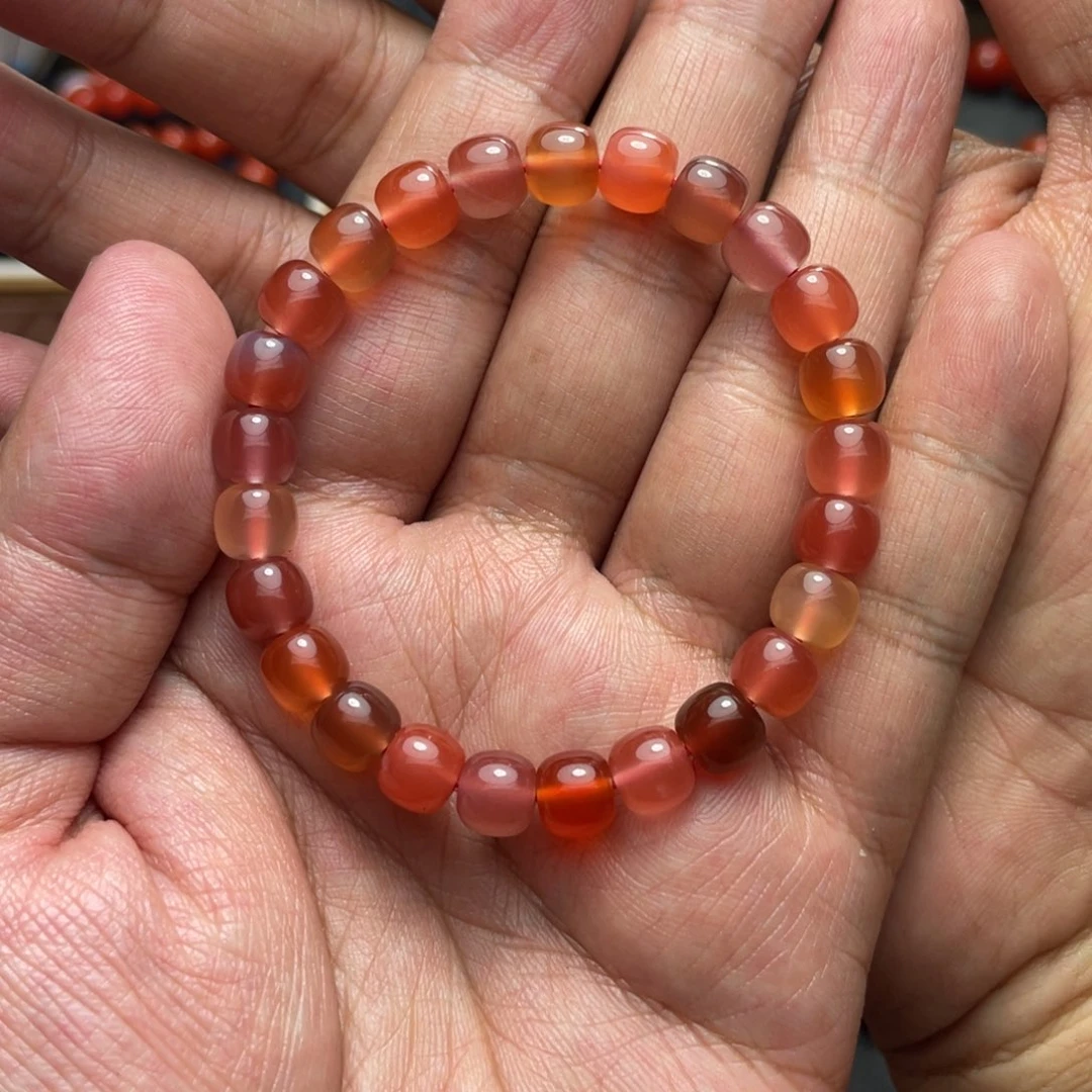 南红玛瑙未镶嵌颈饰