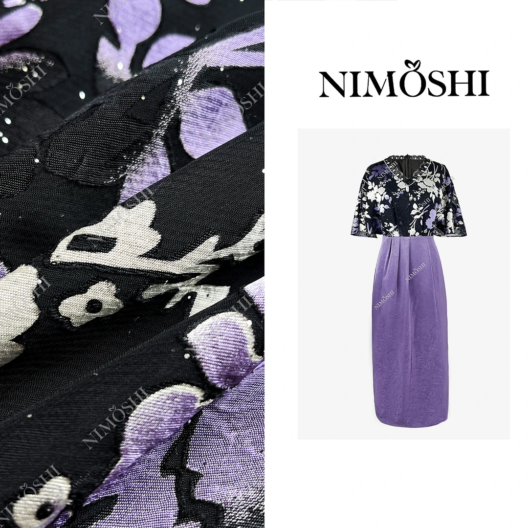 NIMOSHI【莎总】夏季法式韵味大码设计遮肚收肉气质显瘦连衣裙Q1942