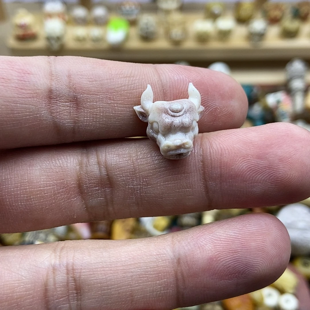其他鹿骨4-7毫米尺寸适用鹿角牛头三通