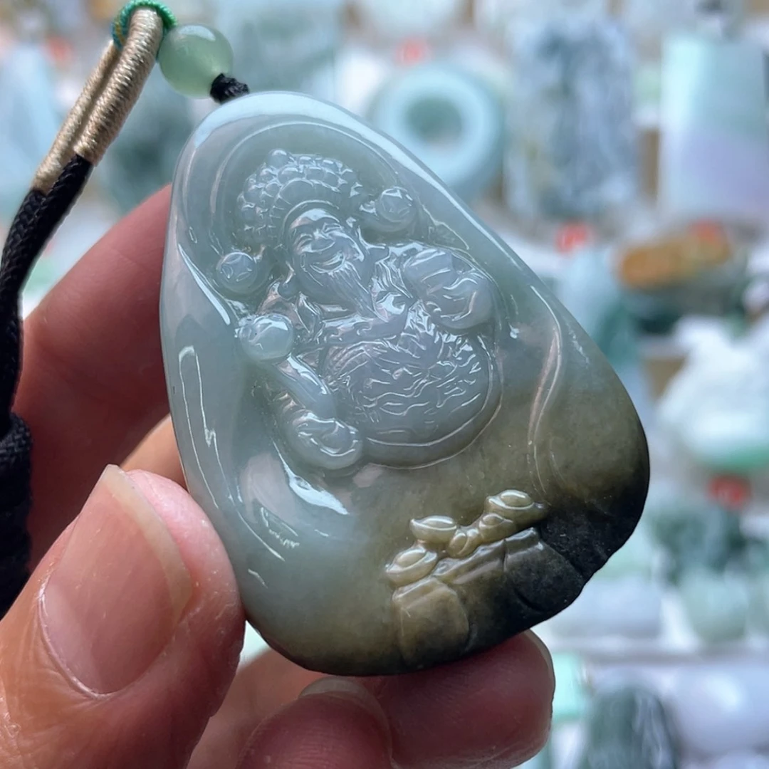 【闪购商品】颈饰未镶嵌翡翠财神