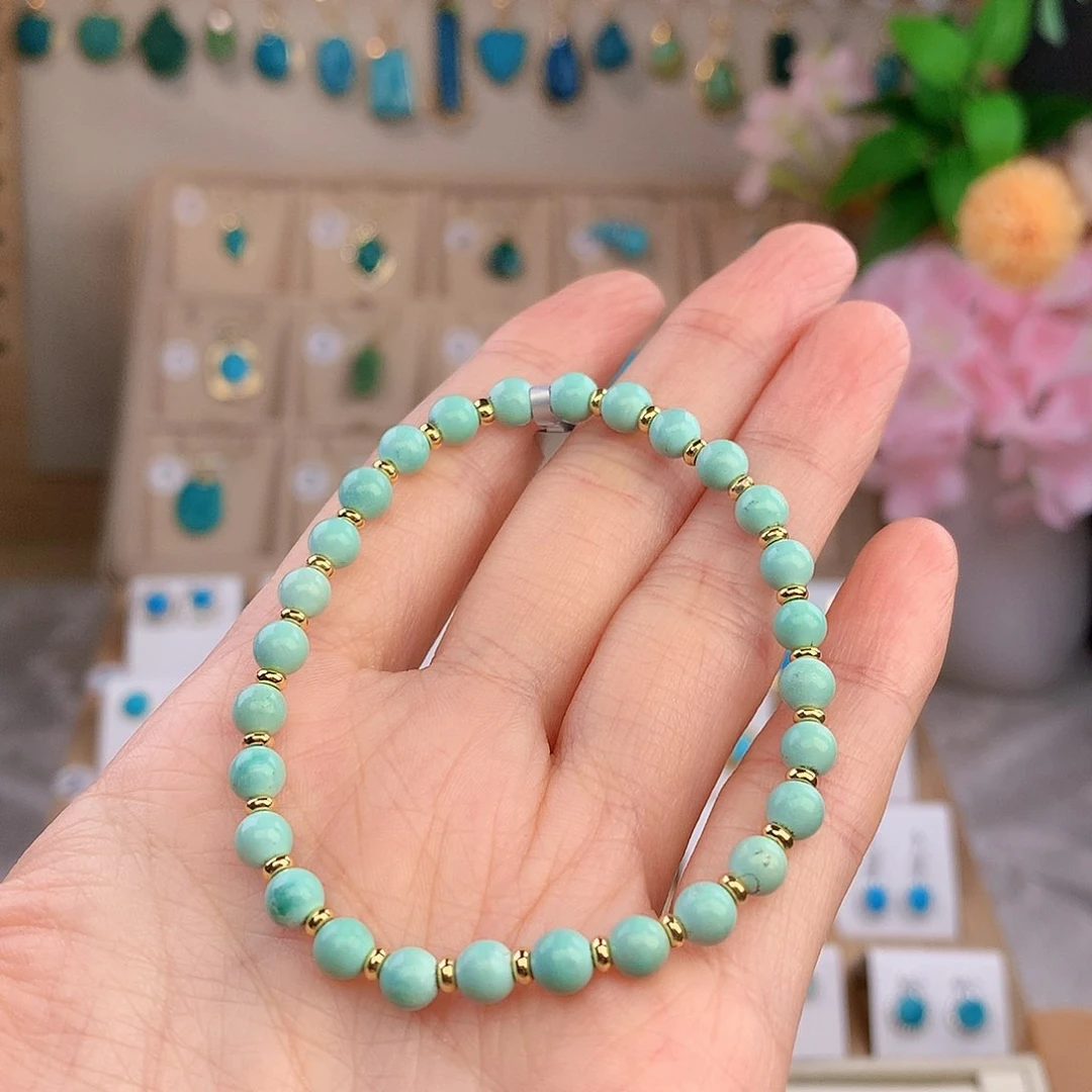未镶嵌绿松石手链