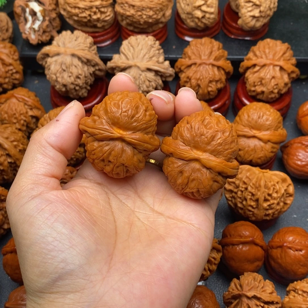 文玩核桃把件41平谷元宝强迫症勿拍