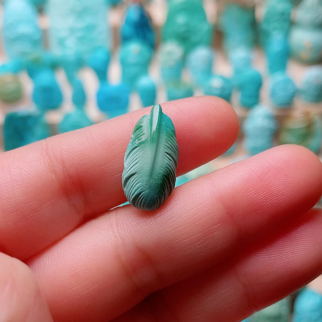 绿松石未镶嵌吊坠(不含链)