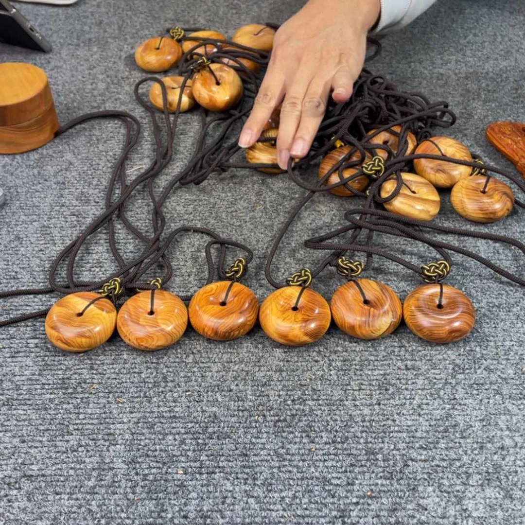 【闪购商品】柏木（崖柏）闪电平安扣，特殊款