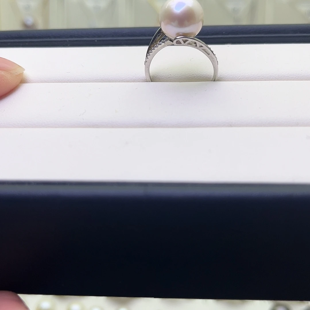 耳饰淡水珍珠银S925镶嵌