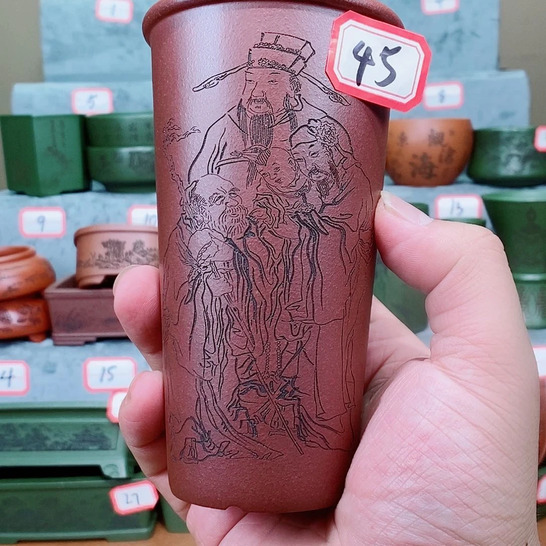 紫砂花盆我在看你