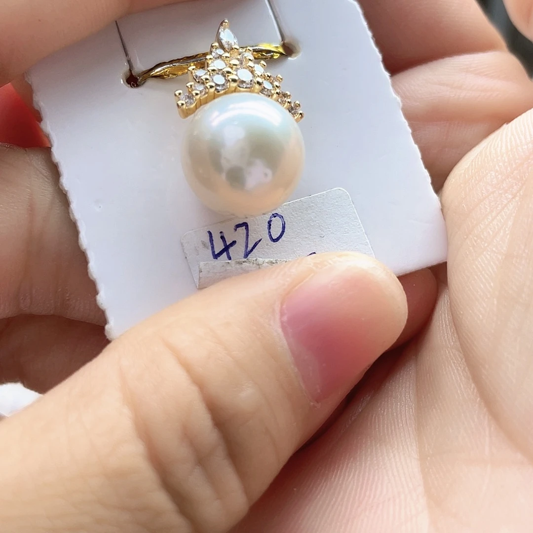吊坠(不含链)合金淡水珍珠