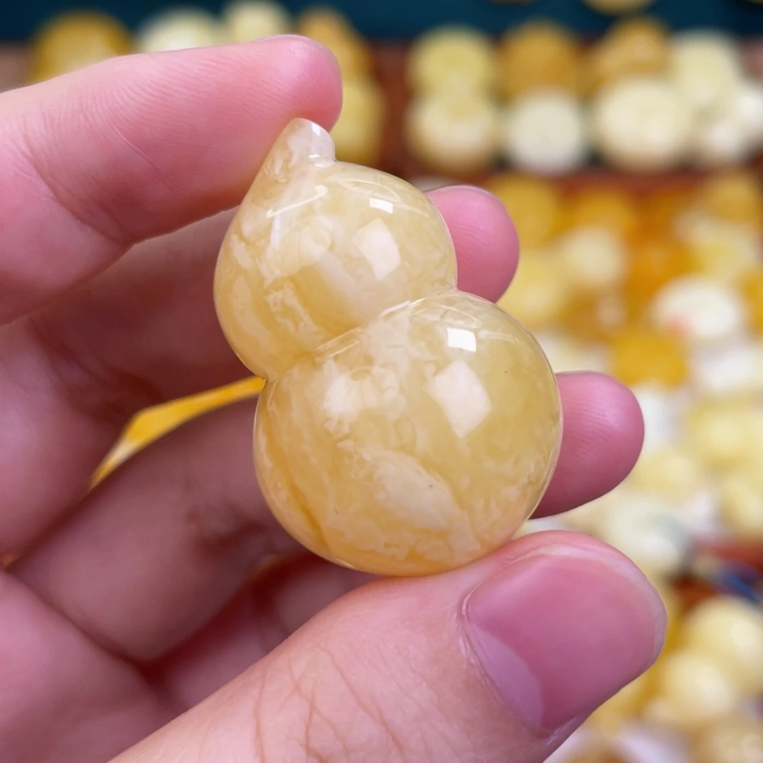 蜜蜡毛衣链未镶嵌蜜蜡