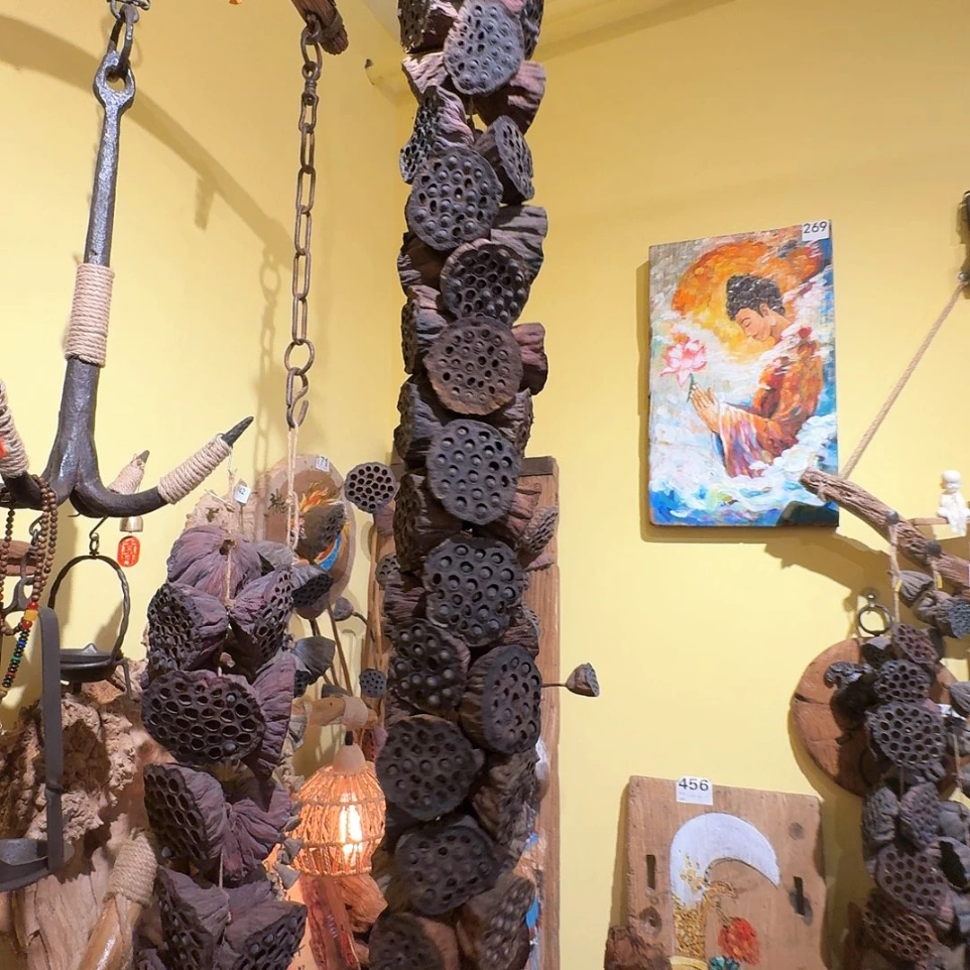 定制晒干莲蓬一串1米长度