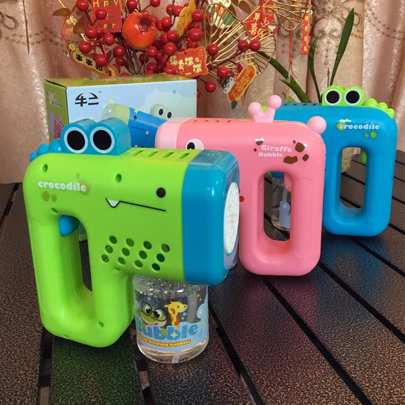 吹泡泡机儿童网红爆款手持枪2025新款男女孩全自动电动加特林玩具