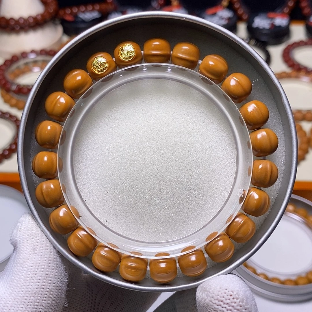 猴头核桃手串四花鲨鱼鳍尺寸9+超小全品