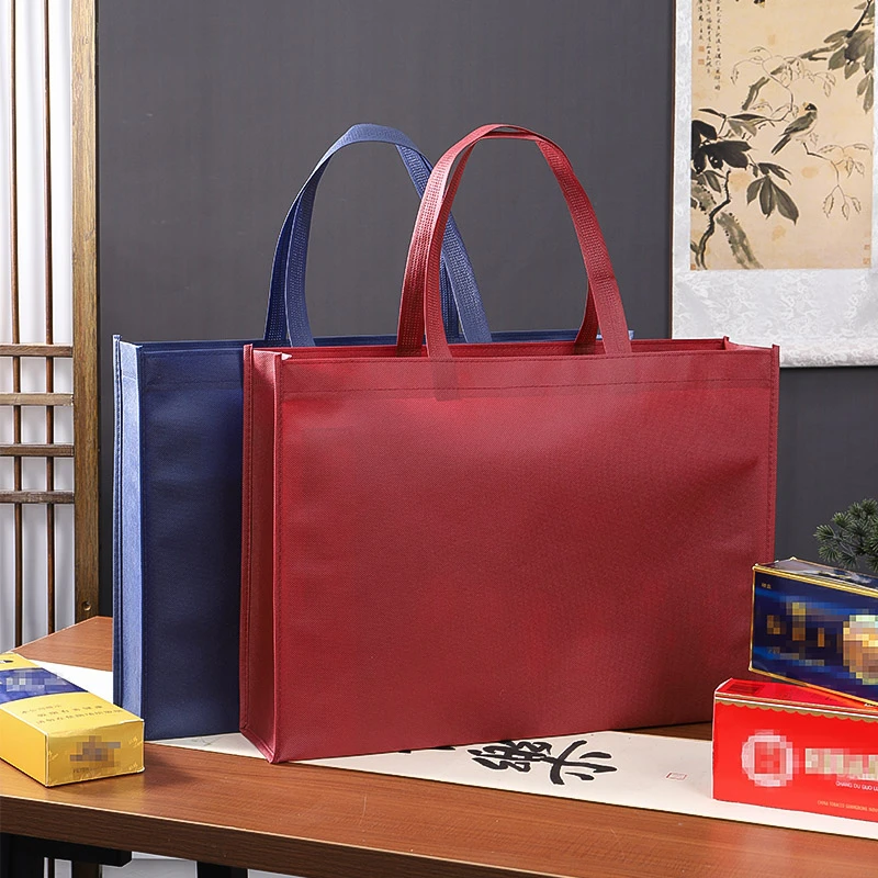 可印刷logo无纺布送礼购物袋环保袋手提袋加厚佳节赠烟礼品袋袋