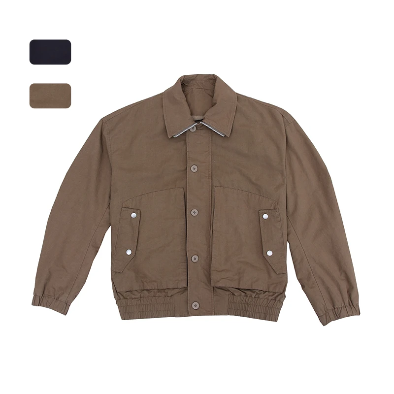 YOSUNBEI25春装新品 立体大口袋设计 夹克外套