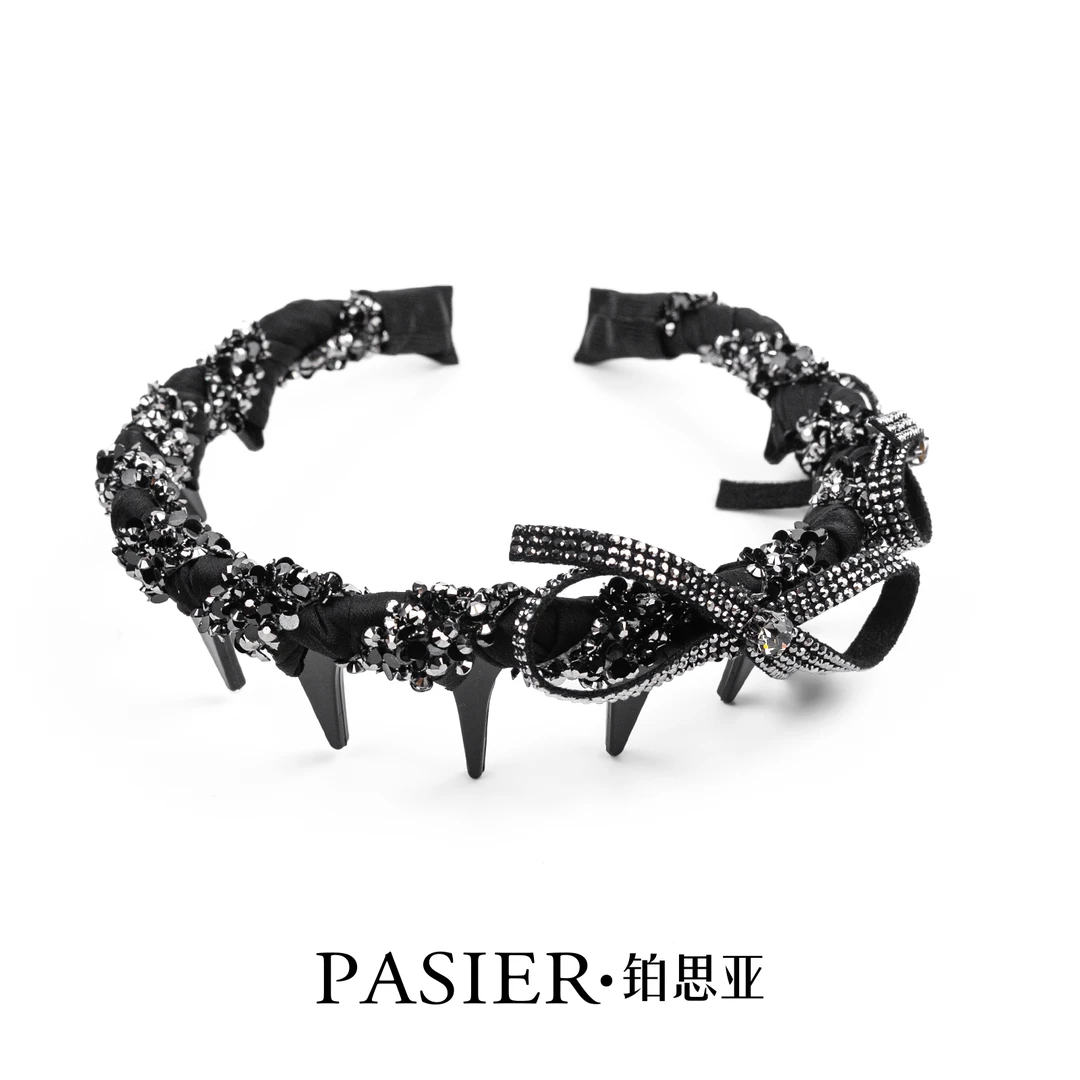 巴黎洋气王妃路易斯时尚优雅手工串珠发箍上班族FB1601