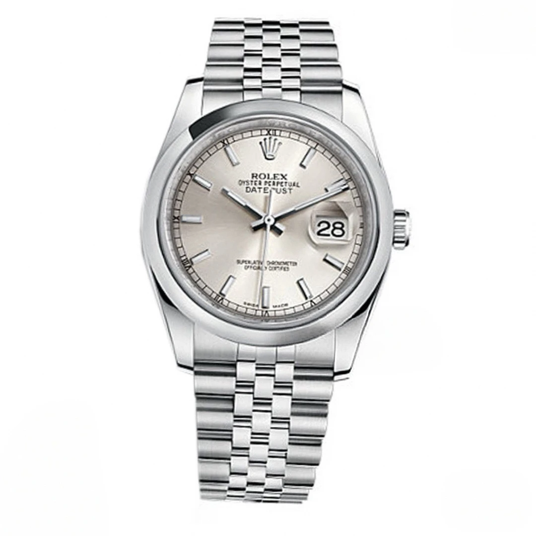 99新 Rolex/劳力士 奢侈品/日志116200夜光银盘小扣36mm单表