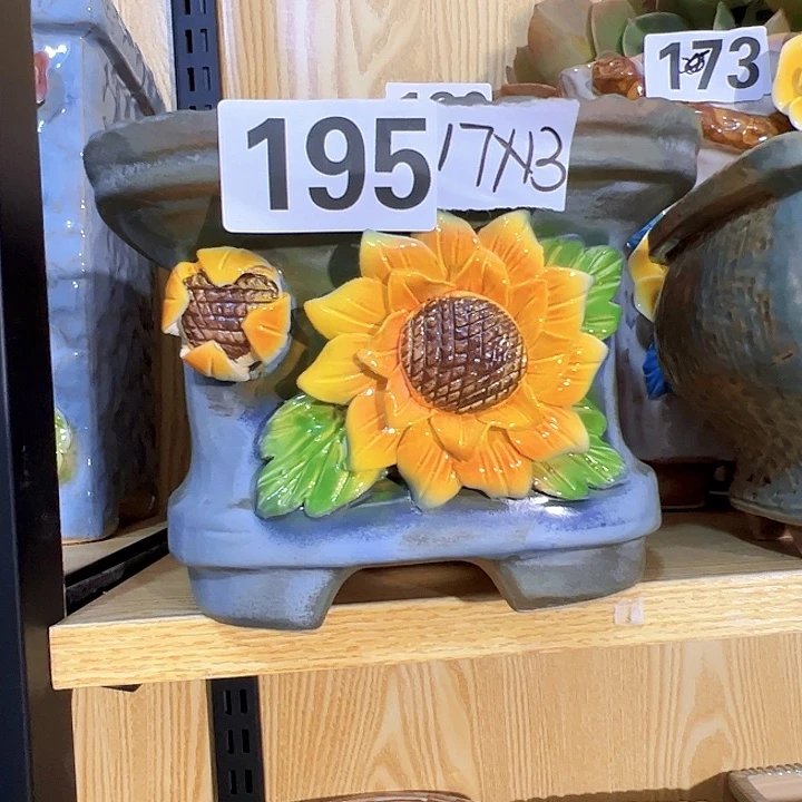 陶瓷多肉花盆满15包邮