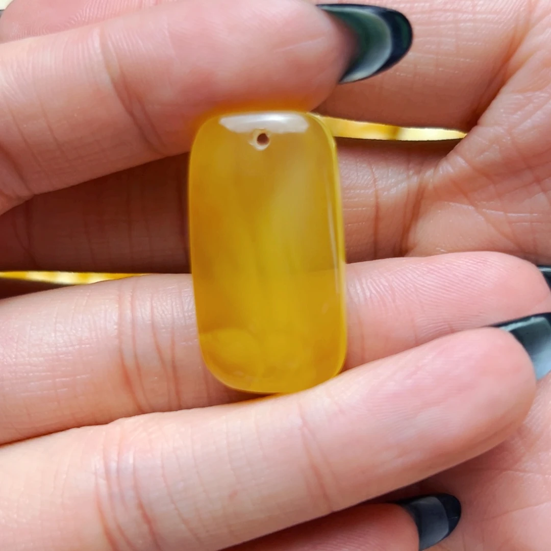 未镶嵌蜜蜡裸石17mm福利无事牌