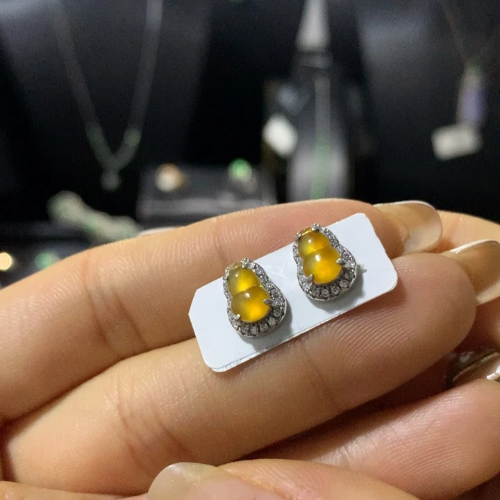 翡翠银S925镶嵌戒指