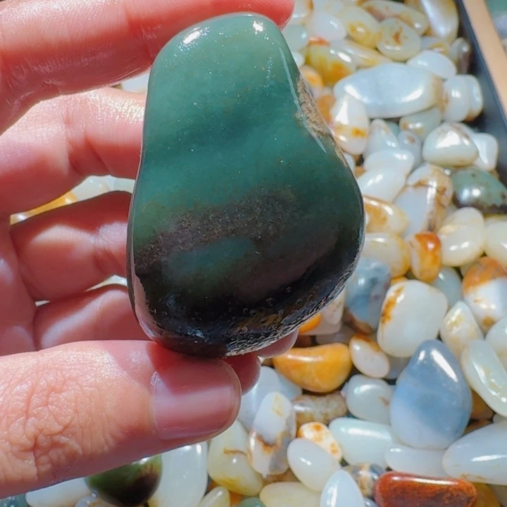 和田玉未镶嵌挂件71克