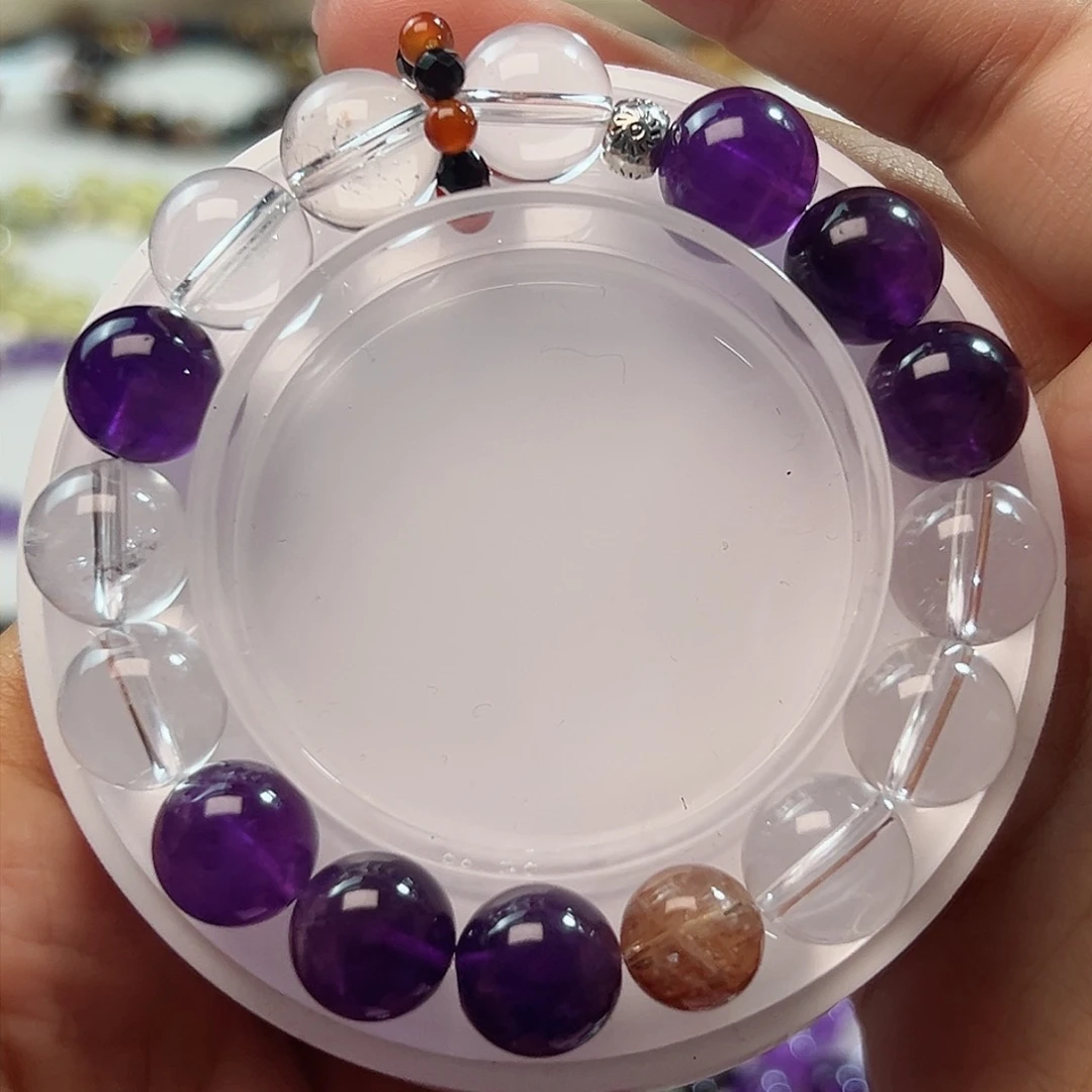 水晶手链未镶嵌水晶手串