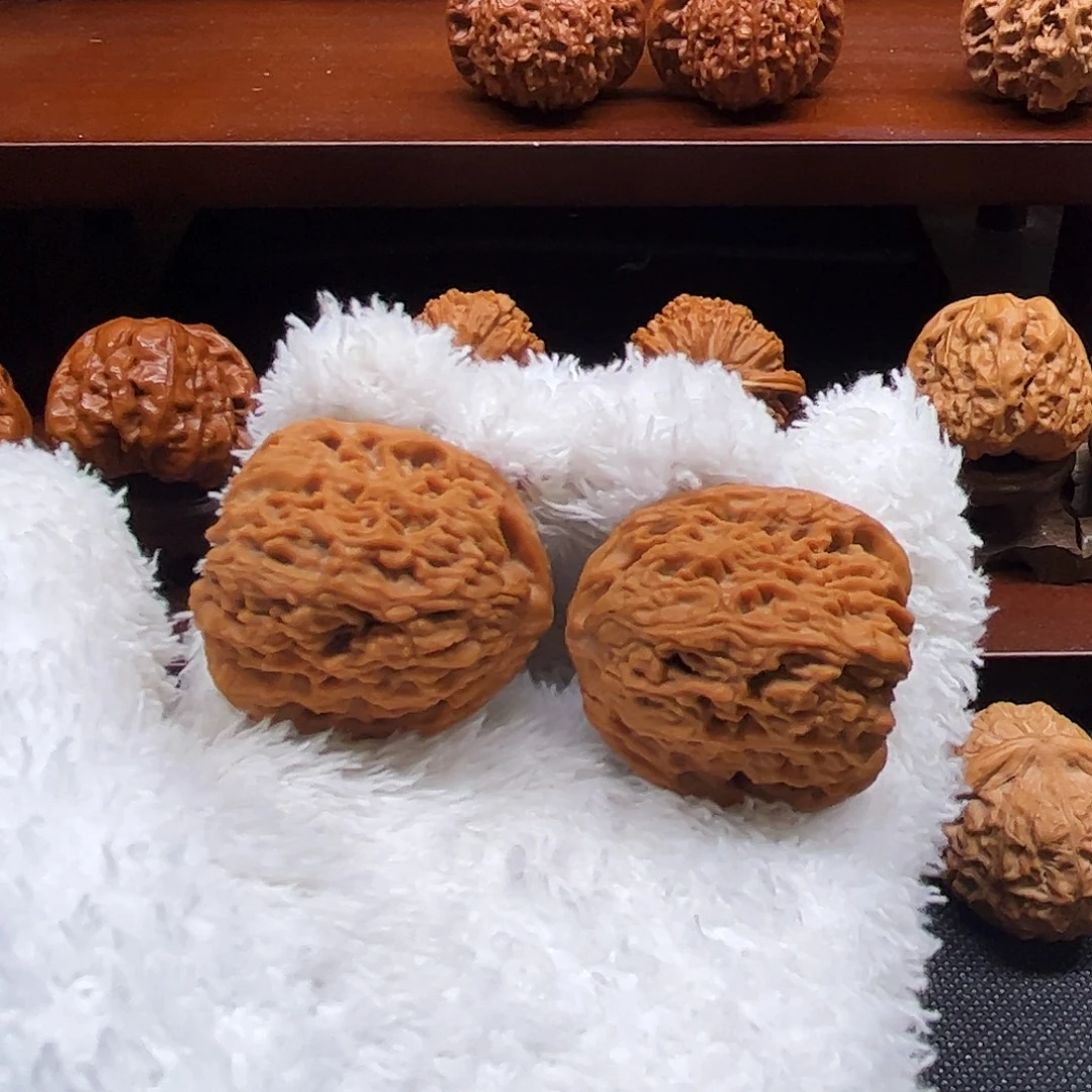 手串/手链核桃赵喜满红皮南疆石38