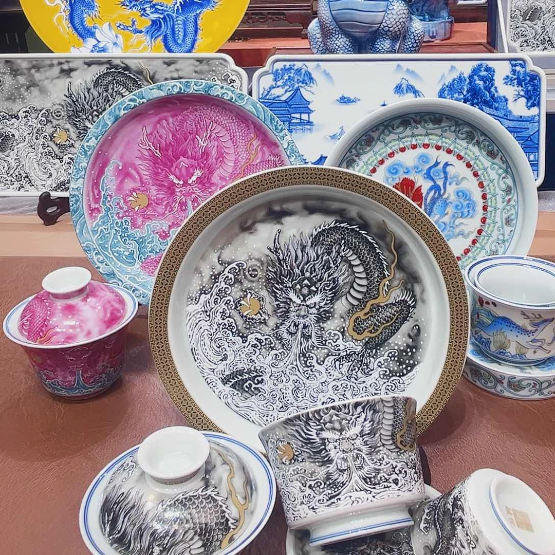 摆件景德镇陶瓷研究所从事生产