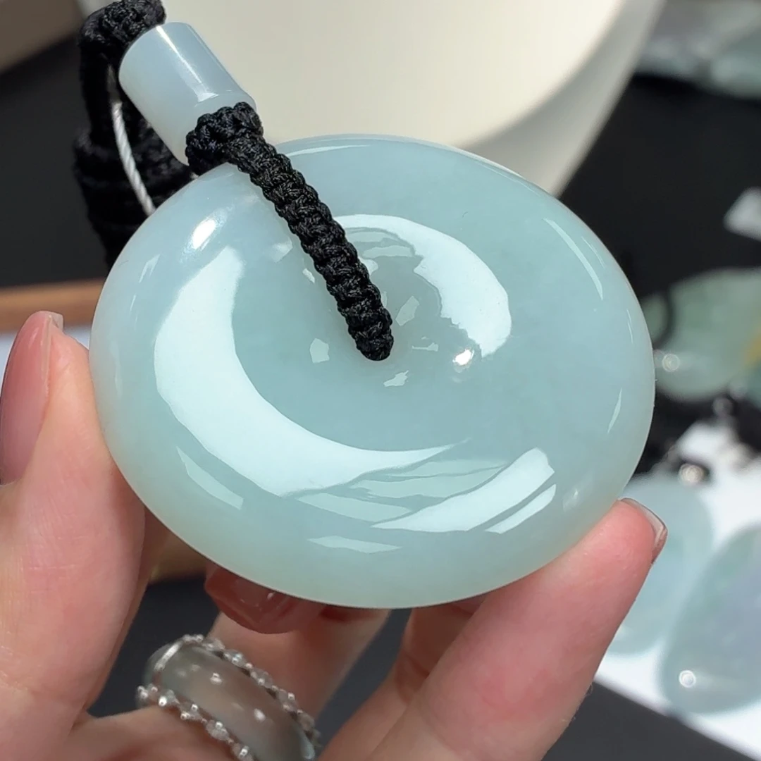 翡翠未镶嵌颈饰缅甸天然A货翡翠