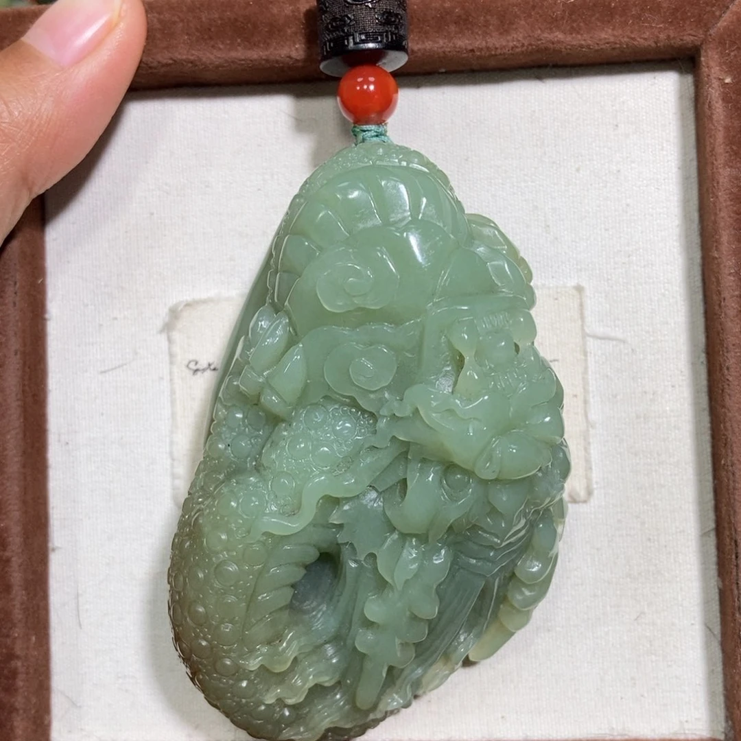 和田玉（糖玉）挂件未镶嵌