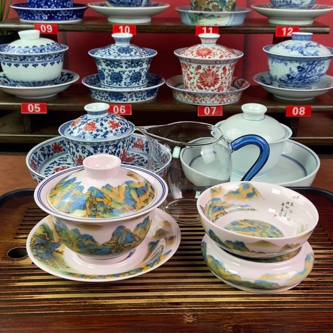寻***分景德镇高温精选茶具
