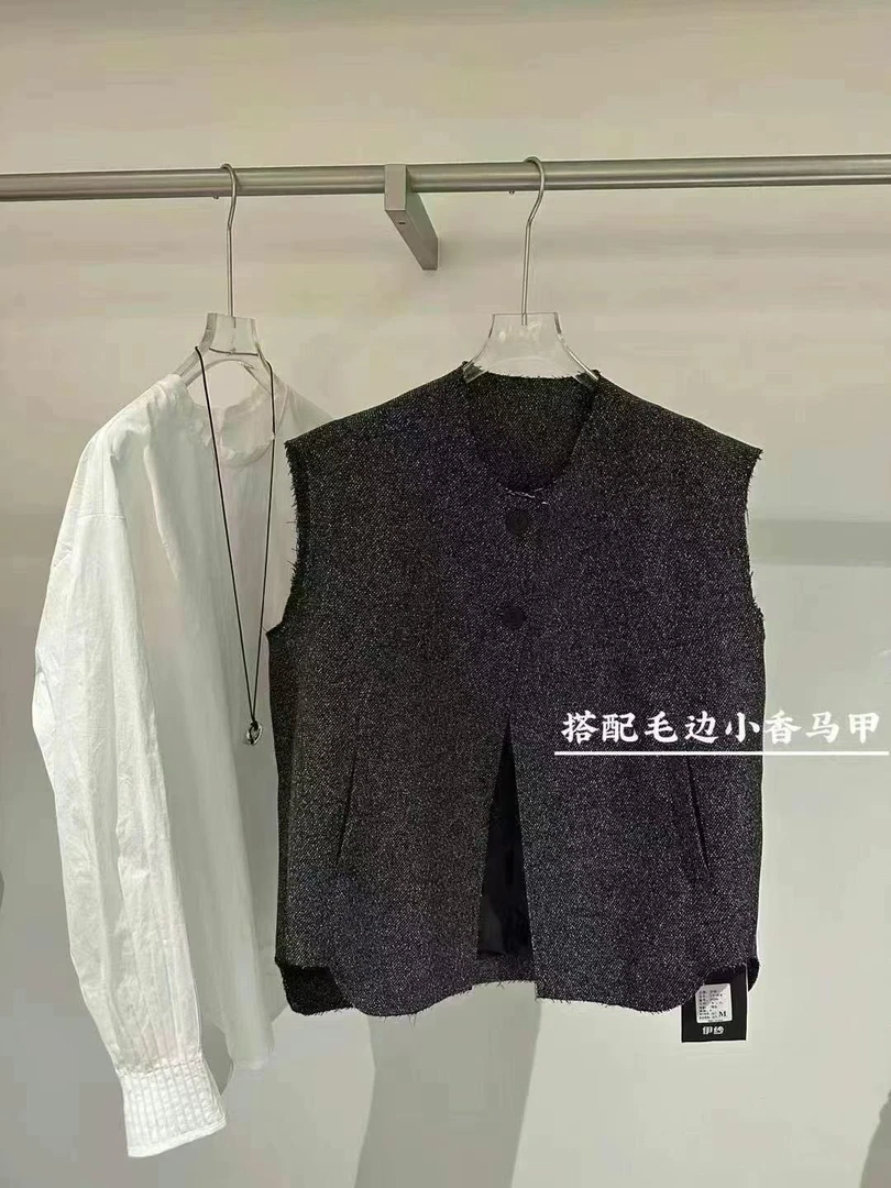 58208衬衫+马甲二件套