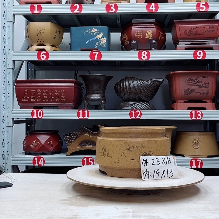 紫砂花盆紫砂花盆