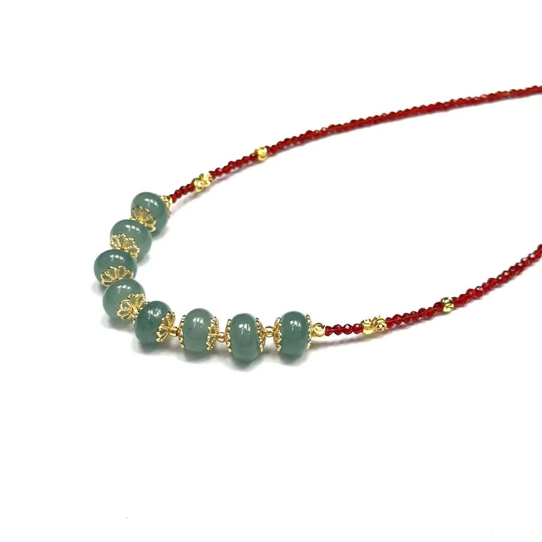 pp295现代简约时尚项链8x7mm