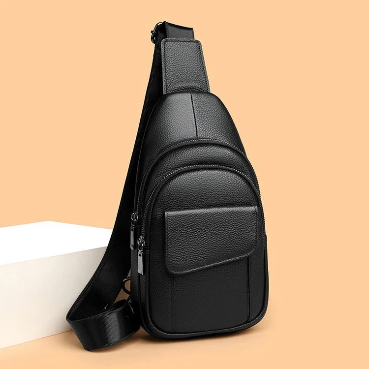 轻职风休闲胸包肩包潮流韩版男士包包户外包胸包腰8817